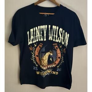 Bell Bottom Country Lainey Wilson Concert TShirt Unisex X-Large Black